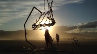 Dancing Serpent  Burning Man 2015 [upl. by Carmon]