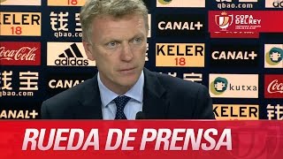 Moyes quotCreo que han sido mejores Pero hoy hemos merecido ganarquot [upl. by Suzie]