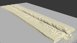 RealFlow 10 Granular Test Mud [upl. by Siahc]