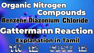 ONC32Gattermann ReactionBenzene Diazonium ChlorideOrganic Nitrogen Compounds [upl. by Nayrda]