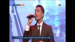 Mohammed Assaf  Dammi Falastini  My blood is Palestinian  with English subtitles [upl. by Irrak]