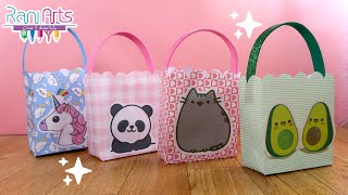 BOLSAS DE REGALO DE PAPEL  DIY  ideas para regalar fáciles [upl. by Idnor8]