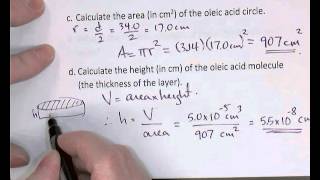 Sci9E Oleic Acid Problems [upl. by Lyndell50]