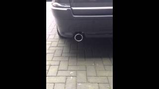 Peugeot 406 30 v6 exhaust resonator removed [upl. by Hull]