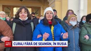 Jurnalista care a protestat față de război la o televiziune din Rusia amendată și eliberată [upl. by Ias802]