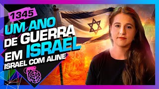 UM ANO DE CONFLITO EM ISRAEL ALINE SZEWKIES  Inteligência Ltda Podcast 1345 [upl. by Nairdna]