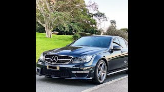 C63 AMG W204 Air Filter CLean Replacement BMC WASHABLE FILTERS [upl. by Ehrlich]