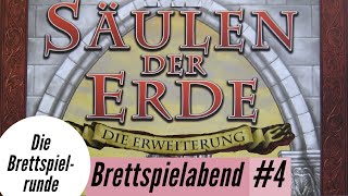 4 Spieleabend  Die Säulen der Erde  Erweiterung  Einblicke  Gespielt [upl. by Eppesuig]