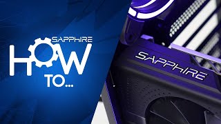 SAPPHIRE How To Set NITRO Glow Color [upl. by Celka]