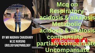 Live Mcq solve regarding Respiratory and Metabolic acidosis and alkalosis [upl. by Noizneb]