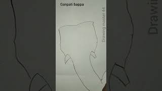 Ganpati bappa drawing art ganpati ganesh [upl. by Jaeger52]