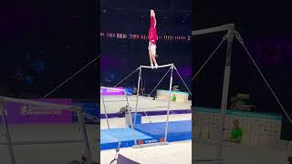 Antwerp 2023 Pauline SCHAEFER BETZ gymnast unevenbars worldchampionship [upl. by Enelrac461]