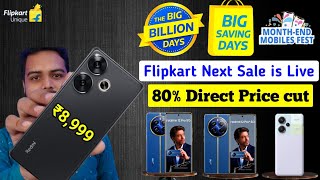 Flipkart next sale is finally live today  80 direct price cut on smartphone  Best deals to buy😍 [upl. by Eahsram]