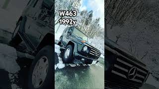 ゲレンデ w463 gelendwagen gwagon w463 300ge ゲレンデ 雪 [upl. by Glick]