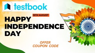 Testbook independence day Offer Testbook Today Coupon Testbook Pass Pro Offer testbookcoupon [upl. by Herriott913]