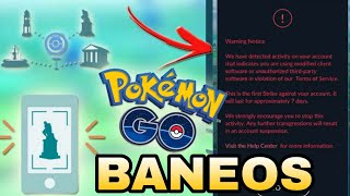 ¡CUIDADO NUEVOS BANEOS POR CREAR POKEPARADAS 🚫 ¿QUE ESTA PASANDO CON POKEMON GO [upl. by Travax]