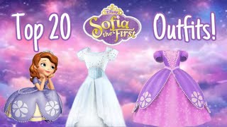 Top 20 Sofia the First Outfits [upl. by Anec646]