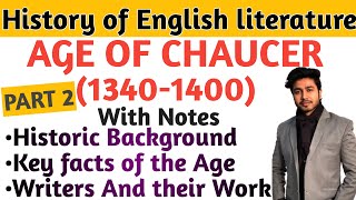 Age of Chaucer in English literature  POETS AND KEY FACTS OF CHAUCER AGE  part 2 [upl. by Slrahc]