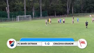 ZÁZNAM  FC Baník Ostrava  Cracovia Krakow [upl. by Aliekat]