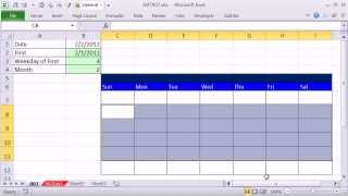 Excel Magic Trick 907 How To Make Excel Calendar 4 Examples [upl. by Jotham]