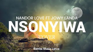 Nsonyiwa  Nandor Love Ft Jowy Landa Cover Lyrics [upl. by Conlan]