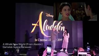 Gamaliel Isyana Sarasvati  A Whole New World  From Aladdin [upl. by Genny362]