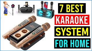 ✅Best Karaoke System for Home in 2024  Top7 Best Karaoke Machine With Buying Guide [upl. by Yerdua]