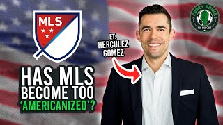 Herculez Gomez on MLS Americanizing soccer possible merger with Liga MX amp CanPL  FOOTY PRIME [upl. by Merrow]