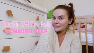 NEST WITH ME FOR FIRST BABY GIRL  Nesting Nursery Organisation amp Prep  Sophie Liz Brad [upl. by Spohr]