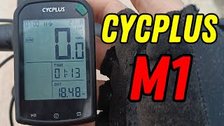 Ciclocomputador GPS Cycplus M1  Review e experiência de uso [upl. by Assirok]