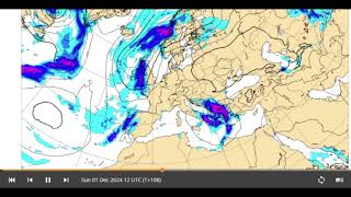 WEATHER  December 6 2024  ECMWF Model Precipitation In Europe [upl. by Acissej]