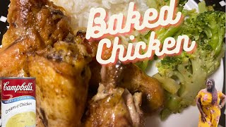 Oven Baked Chicken Recipes Easy featuring Campbells Cream of Chicken Soup [upl. by Daeriam]