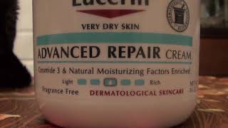 EUCERIN ADVANCED REPAIR VERY DRY SKIN CREAM FRAGRANCE FREE REVIEW [upl. by Sauers]