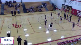 BaldwinWoodville vs Somerset JV Girls Basketball [upl. by Nimzay905]