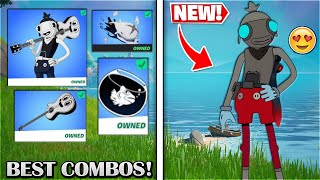 THE BEST COMBOS FOR NEW AIM TOONA FISH SKIN  Fortnite Toona Fish Character Styles [upl. by Lerad]