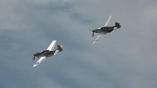 Lake Cumberland Air Show 2024 P51D Mustangs [upl. by Odnumde696]