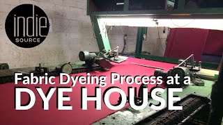 Garment Dye Machine  Fabric Dyeing Process  Sustainable Fashion [upl. by Reichert]