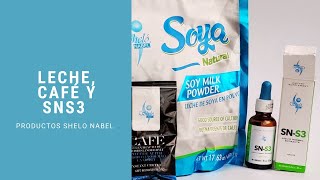 Soya Cafe con extracto de reishi y SNS3  SHELO NABEL compras [upl. by Garnes]