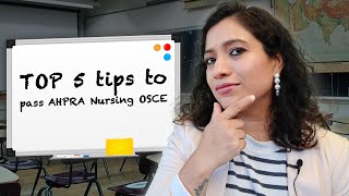 Top 5 Tips to pass AHPRARN OSCE [upl. by Joane638]