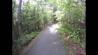 franconia notch bike trail  franconia notch state park nh  21sep10 [upl. by Raynold]