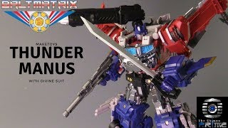 Maketoys  MTCD03  Thunder Manus  Divine Suit Boxset [upl. by Olegnad]