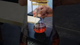 COD Titration with FAS using ferroin indicator COD titration [upl. by Guillermo396]