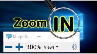 How to zoom in windows 10  Magnifier tool [upl. by Audres]