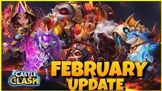 February Update  2 Big META Is Coming 🔥🔥  February Update Castle Clash [upl. by Analat]