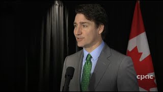 Commentaires du PM Trudeau après sa rencontre avec le PM québécois Legault – 15 mars 2024 [upl. by Roanne60]