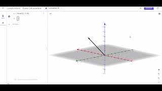 Vectores en el espacio geogebra roberproff [upl. by Ahsiekel]