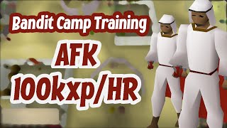 OSRS  Bandits Guide  Long Afk Method  100kxpHour Combat Training [upl. by Roxie778]