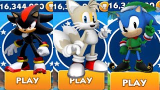 Sonic Dash  Animation Shadow VS Hyper Tails VS Elf Sonic  Movie Sonic vs All Bosses Zazz Eggman [upl. by Gunthar]