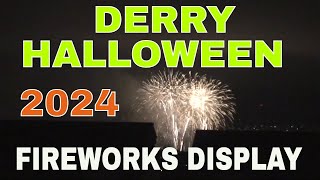 Derry Halloween Fireworks Display 2024 [upl. by Aleel]