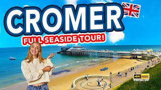 CROMER  Full tour of seaside holiday town Cromer Norfolk [upl. by Balling]